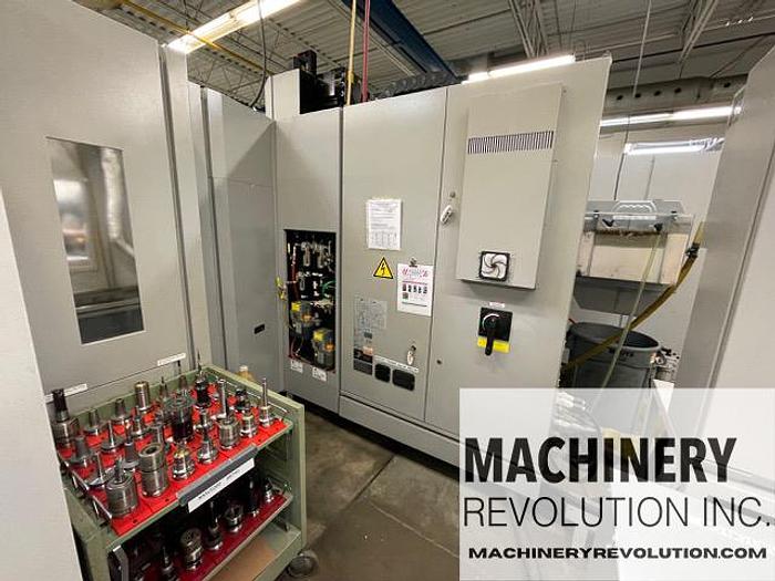 Used 2012 Mori Seiki NMV 5000 DCG 5-Axis CNC Vertical Machining Center with 8 Pallet Pool / C-Axis Turning / 181 Tools / TSC