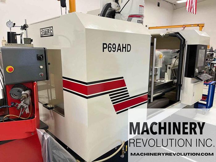 Used 2016 ROTTLER P69AHD 5-AXIS CNC CYLINDER HEAD PORTING MACHINE VERTICAL MACHINING CENTER