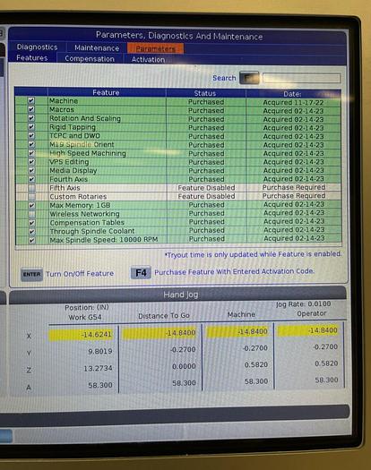 Used 2021 HAAS DM-2 4-Axis Vertical Machining Center ***Low Hours***