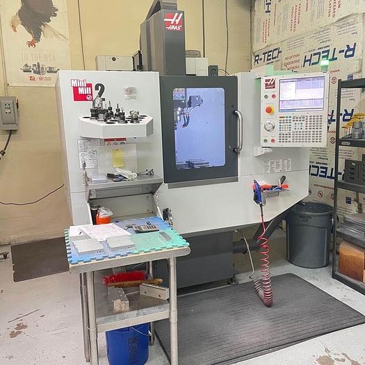 Used 2020 HAAS Mini Mill 2 CNC Vertical Machining Center  ***Low Hours***
