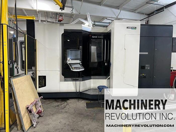 Used 2022 DMG MORI NHX-6300 630MM 4-Axis CNC Horizontal Machining Center ***Like New***