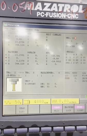 Used 2000 MAZAK VTC-200C 4-Axis CNC Machining Center