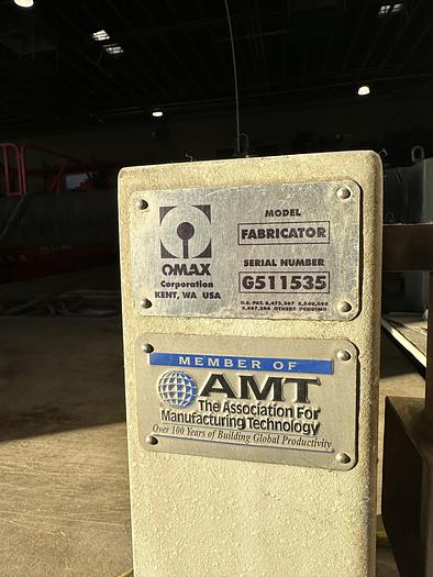 Used 2008 OMAX Fabricator CNC Waterjet