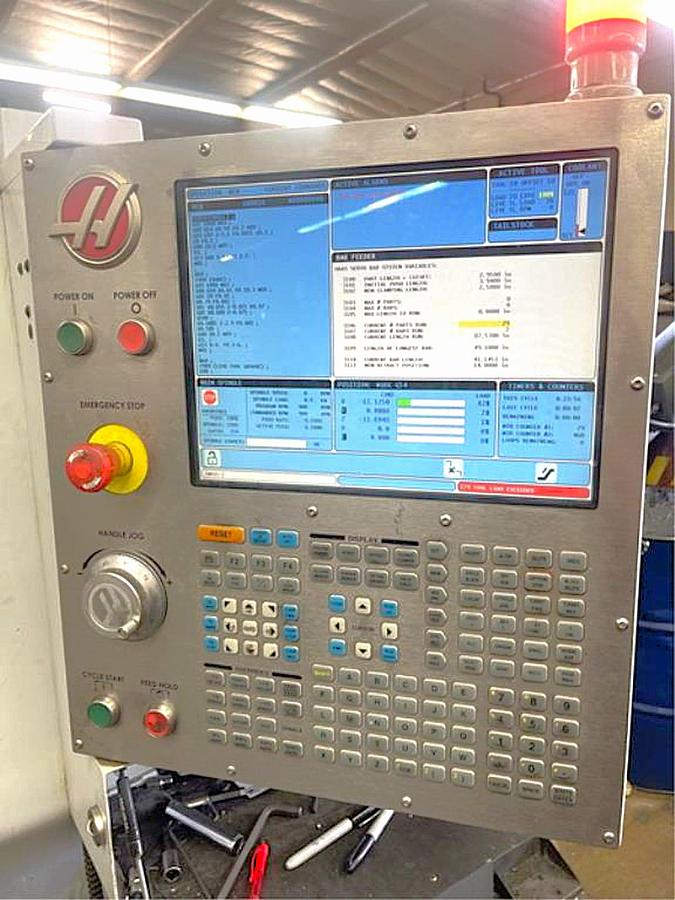 Used 2013 HAAS ST-20Y CNC Turning Center with Y-Axis/Live Tooling/Bar Feeder