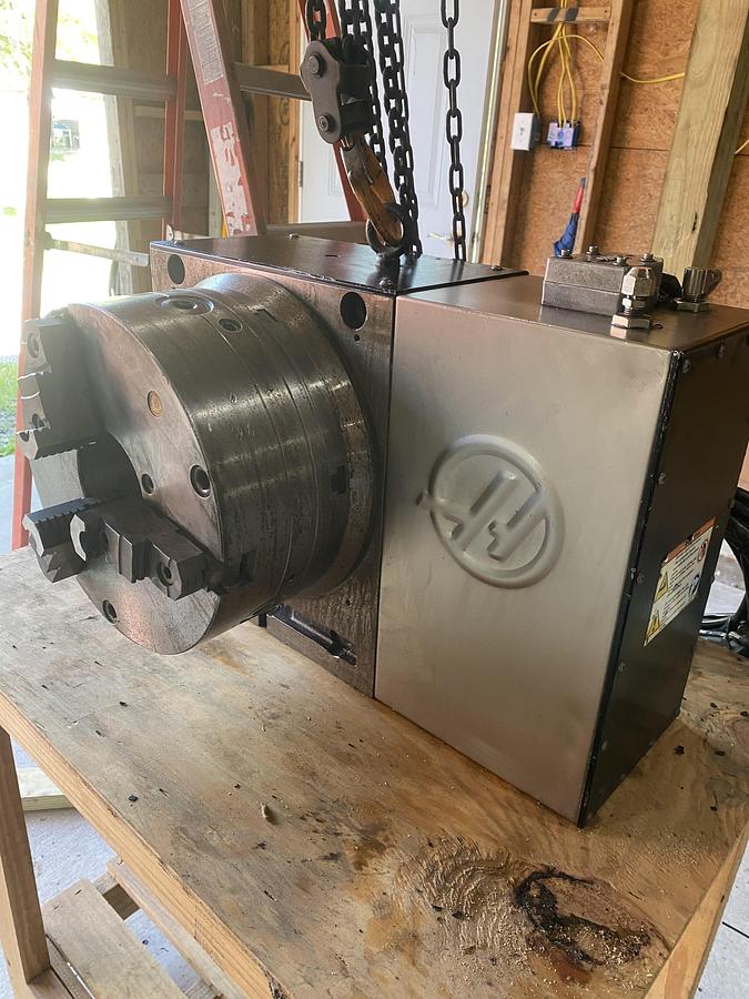 Used HAAS HRT-310 4th Axis Rotary Table with 3-Jaw Chuck