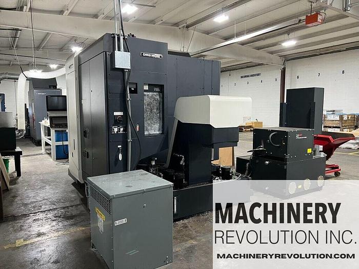 Used 2022 DMG MORI NHX-5500 550MM 4-Axis CNC Horizontal Machining Center ***Like New***