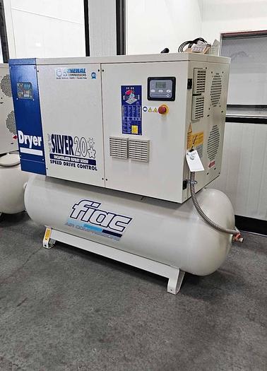 Used 2017 Werther Silver 20 Encapsulated Rotary Screw Air Compressor