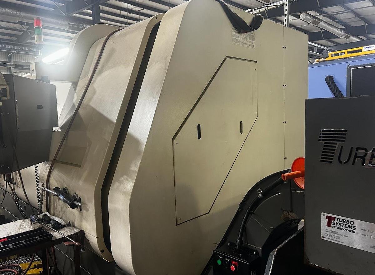 Used 2006 HWACHEON Hi Tech 700 Big Bore CNC Turning Center