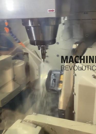 Used 2021 DOOSAN DVF5000 5-Axis 18,000RPM HSK-63 CNC Vertical Machining Center