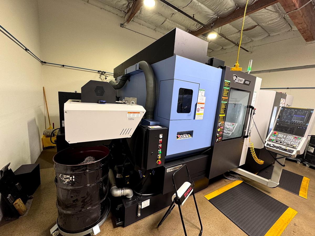 Used 2023 DOOSAN DVF 4000 5-Axis with 12 Pallet Pool System