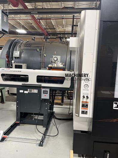 Used 2022 Mazak HQR-100MSY Twin Turret / Twin Spindle / Live Tooling / Bar Feeder CNC Lathe ***156 Hours***