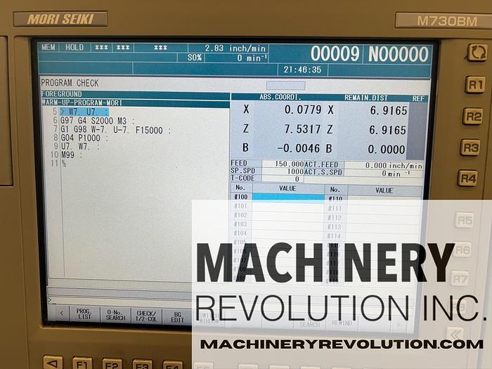 Used 2012 Mori Seiki NLX2500/700 CNC Turning Center