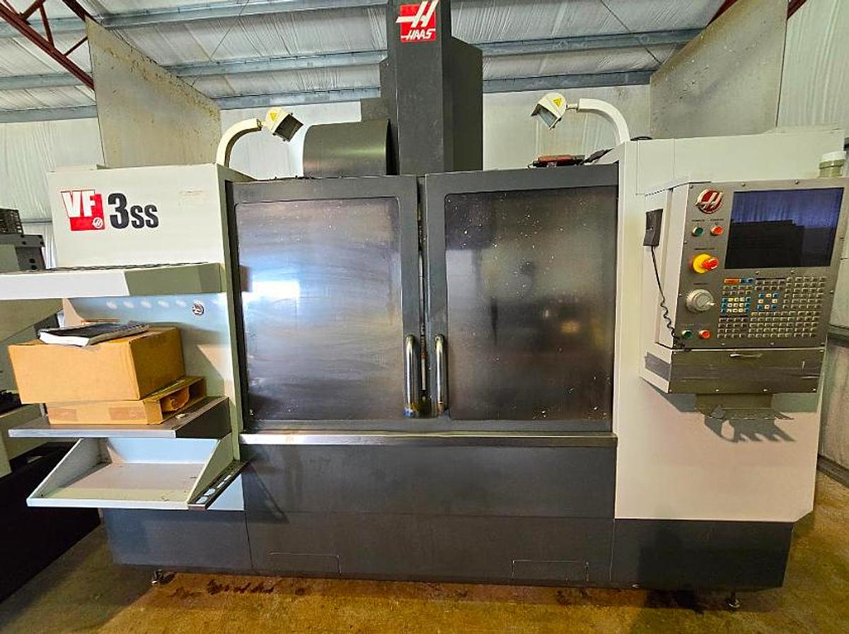 Used 2012 HAAS VF-3SS 4-Axis CNC Vertical Machining Center