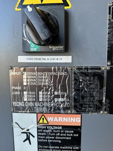 Used 2012 YCM XV560A CNC Vertical Machining Center