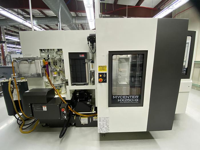 Used 2020 KITAMURA Mycenter HX250IG 4-Axis Horizontal Machining Center With 10 Station Pallet Pool