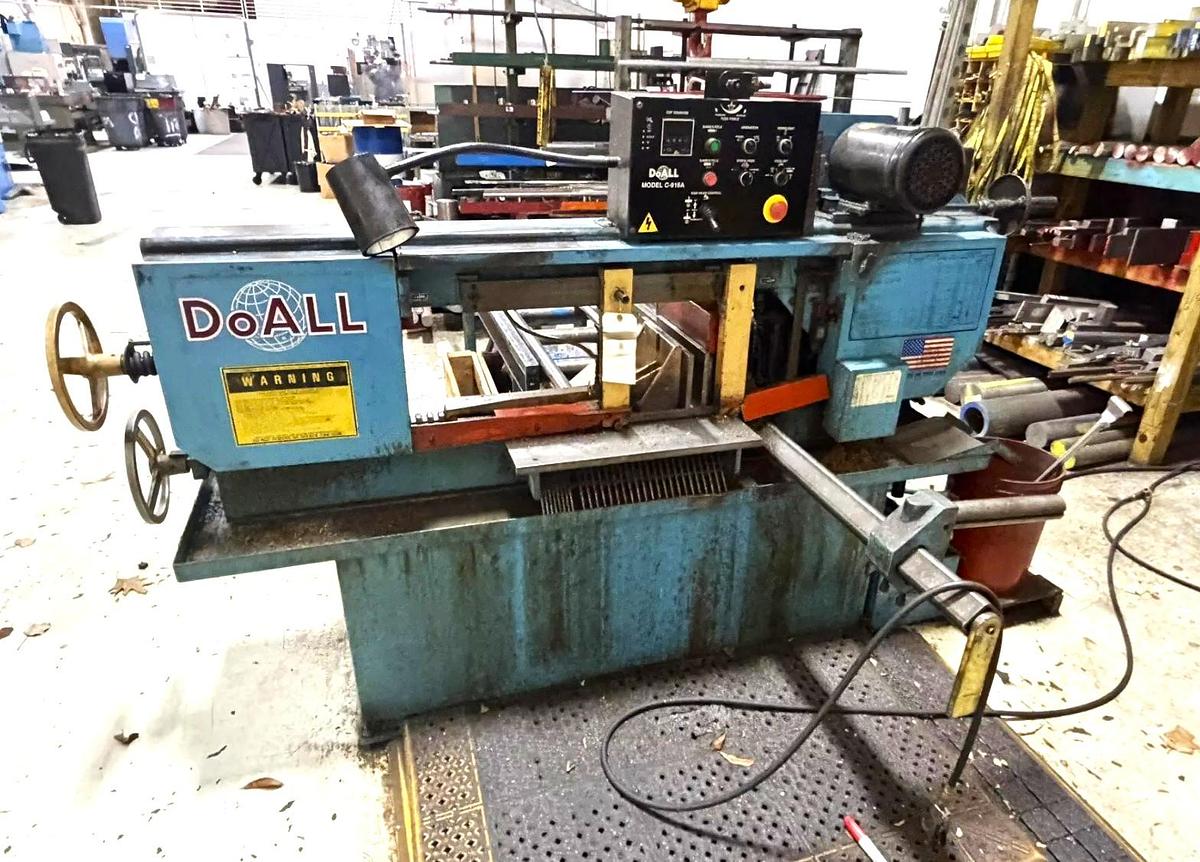 Used DoALL C-916A  10" x 10" Automatic Horizontal Bandsaw