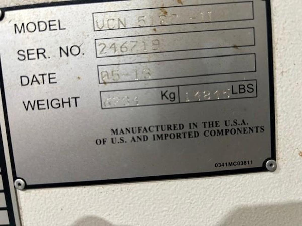 Used 2013 MAZAK VCN 510C 4-Axis Vertical Machining Center