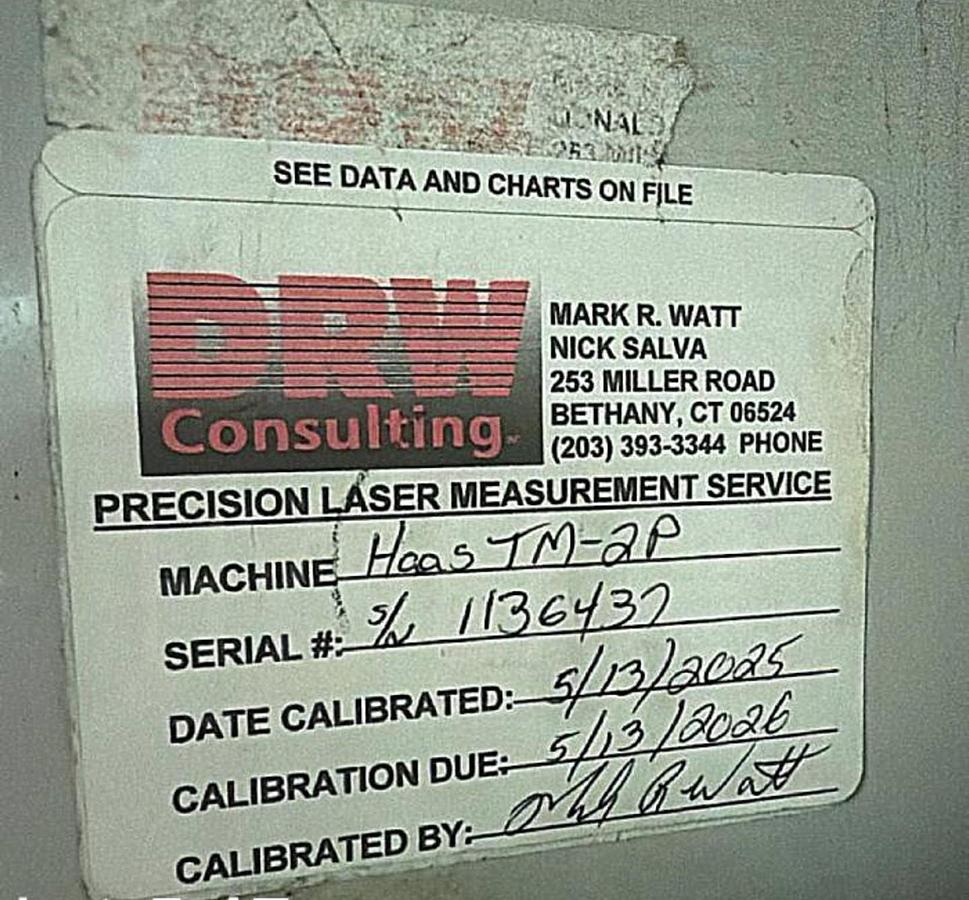 Used 2017 HAAS TM-2P CNC Vertical Machining Center