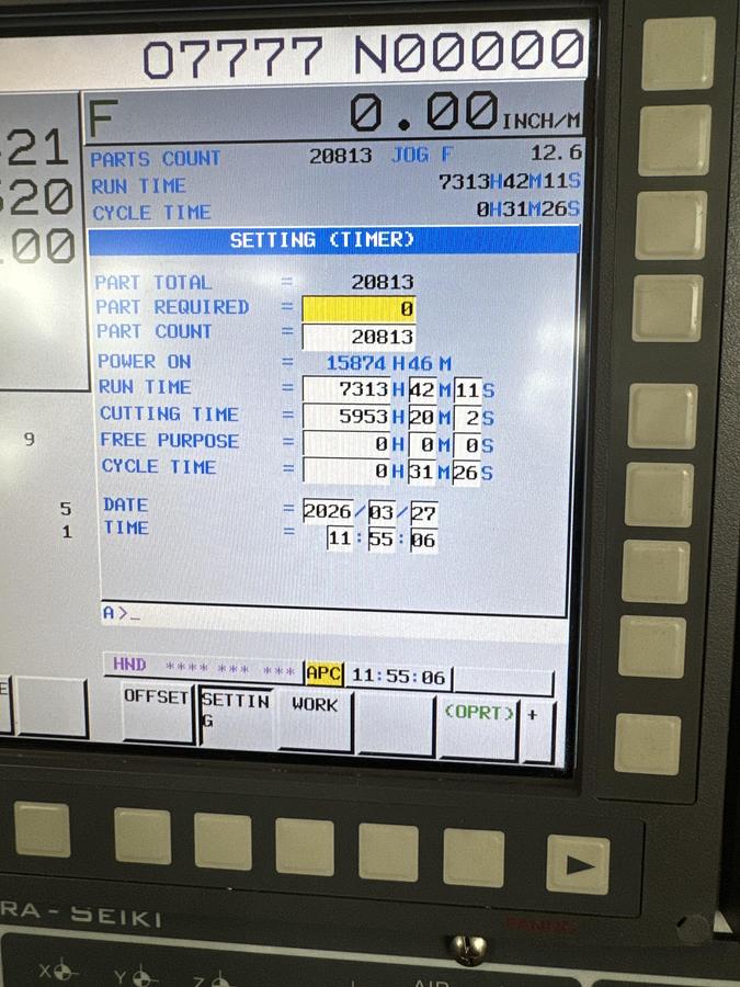 Used 2021 Akira Seiki V2.5 XP 12,000 rpm CNC Vertical Machining Center