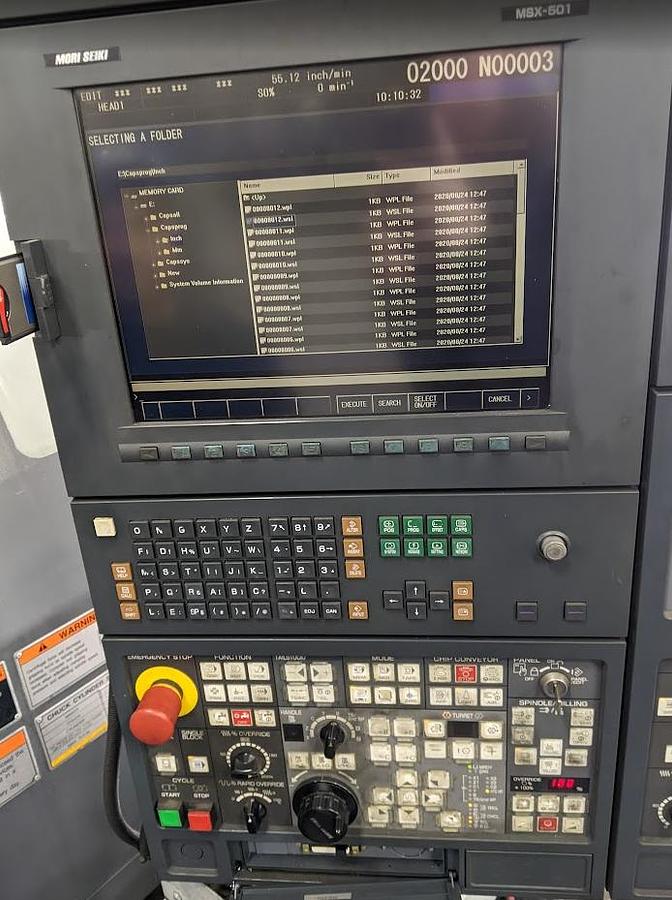 Used 2005 Mori Seiki 3500MT Y-Axis Live Tooling CNC Mill Turn Lathe