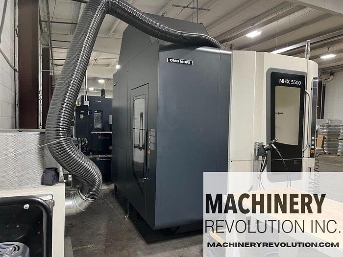 Used 2022 DMG MORI NHX-5500 550MM 4-Axis CNC Horizontal Machining Center ***Like New***