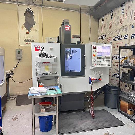 Used 2020 HAAS Mini Mill 2 CNC Vertical Machining Center  ***Low Hours***