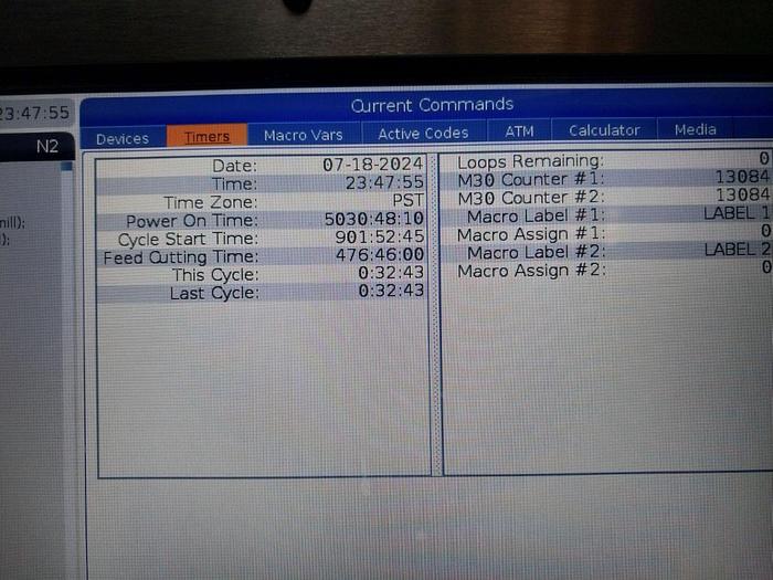 Used 2018 HAAS TM-3P CNC Vertical Machining Center ***Low Cutting Hours***