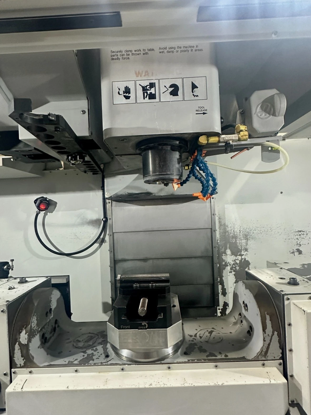 Used 2008 HAAS VF-5 5-Axis Trunnion Table 10,000 rpm CNC Vertical Machining Center