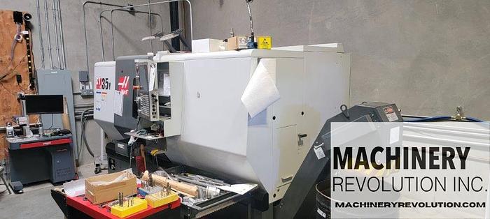 Used 2017 HAAS ST35 Y CNC Lathe with Live Tooling / 24 Station Turret / Probing / PartsCatcher ***Low Hours***