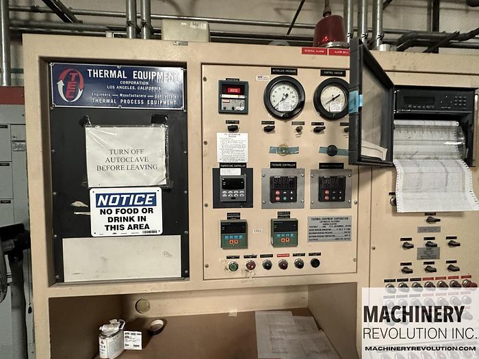 Used 1990 Thermal Equipment Corporation Autoclave 6' x 6' with Modern 2020 Tarrico Digital Controls