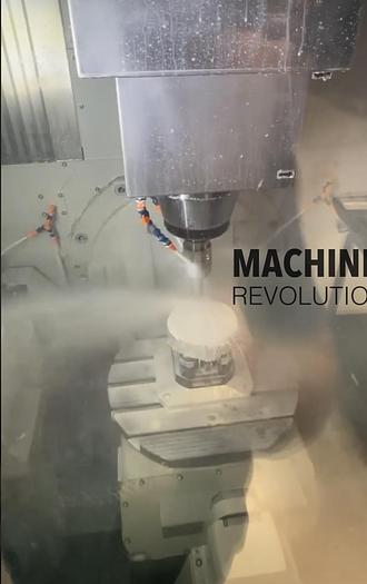 Used 2021 DOOSAN DVF5000 5-Axis 18,000RPM HSK-63 CNC Vertical Machining Center