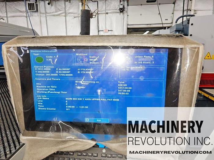 Used 2019 EuroMac MBX 6 Plus 1250 30 Ton CNC Turret Punch ***Low Hours***