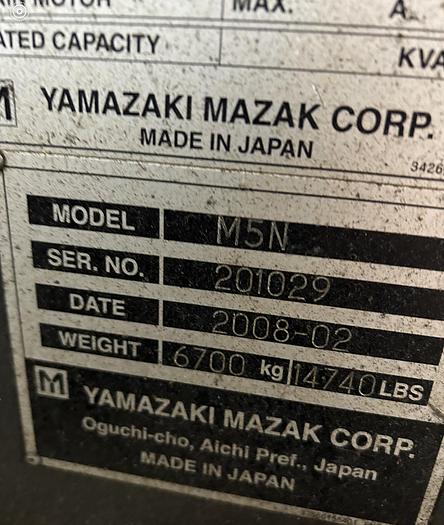 Used 2008 MAZAK M5N-2000 CNC LATHE