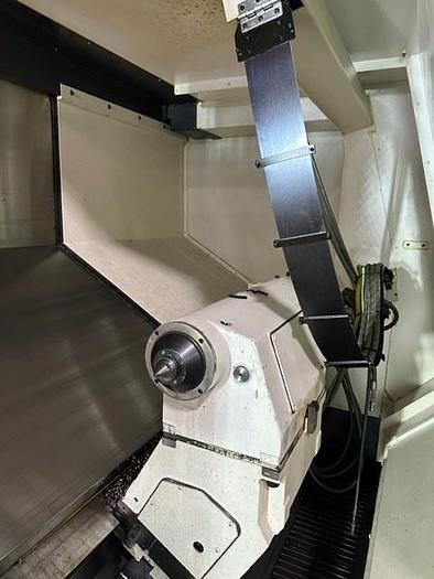 Used 2015 OKUMA LB 45III C 3000 10.2" BIG BORE CNC Lathe with Hydraulic Steady Rest