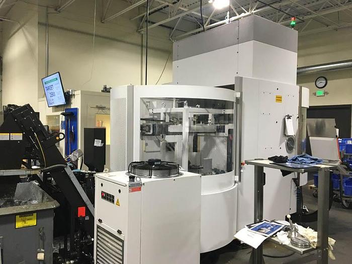 Used 2014 GF Mikron   XSM 600 U LP 5-Axis 36,000RPM Vertical Machining Center with 20 Station Pallet Pool