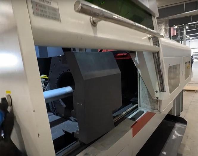 Used 2017 FARLEY HG TECH 2kW LT6515 FIBER TUBE LASER