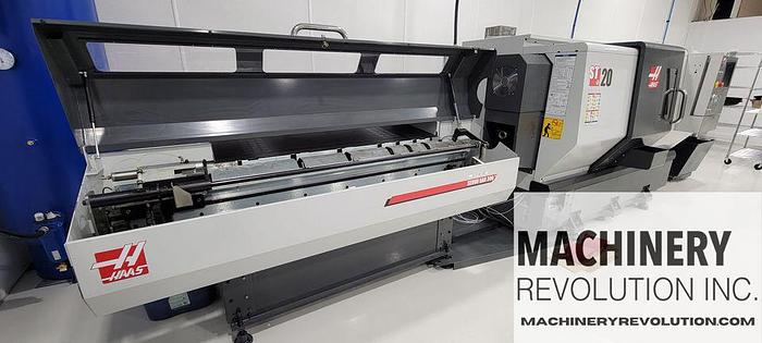 Used 2012 HAAS HAAS ST-20 CNC Lathe Turning Center with Tailstock / ToolPresetter / PartsCatcher / BarFeeder