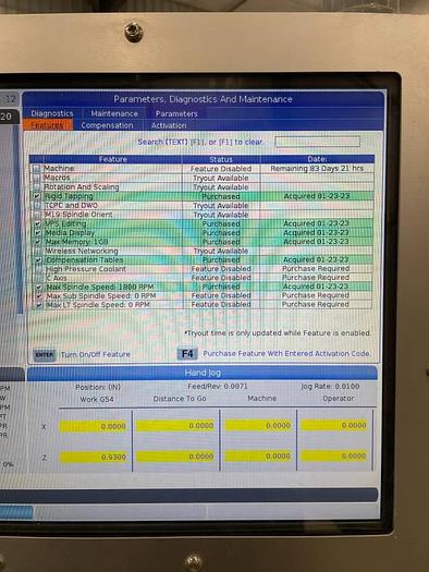 Used 2018 HAAS TL-1 CNC Lathe 4 Station Tool Post ***Only 356 hours ***