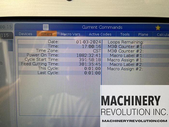 Used 2021 HAAS TM-1P 4-Axis 10,000 RPM CNC Vertical Machining Center with HRT 210 Rotary / WIPS / Programmable Coolant ***Low Hours***