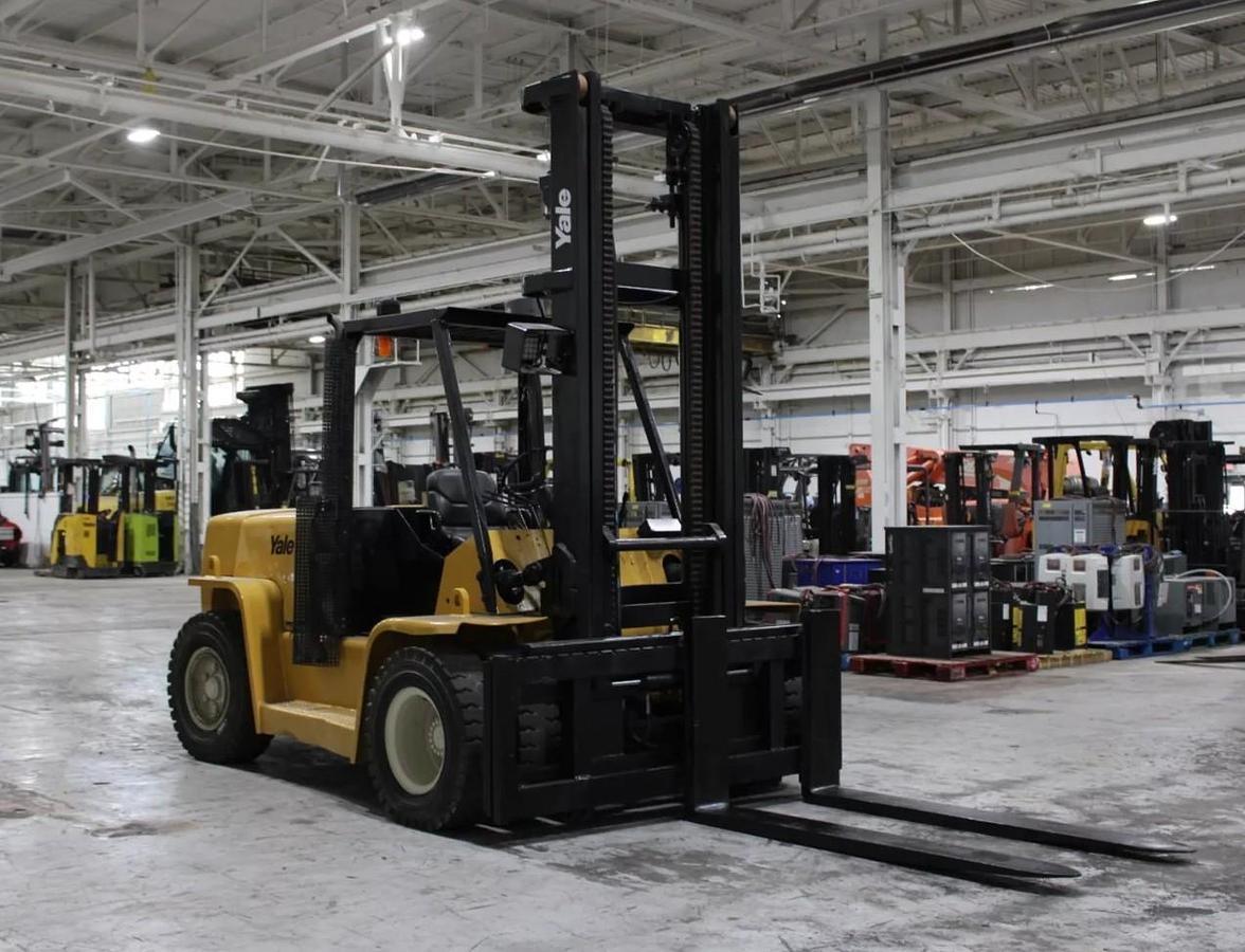 Used 2007 YALE GDP155 15,500 LB Forklift Diesel with only 4,520 Hours