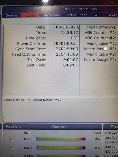 Used 2018 HAAS VF-8 4-Axis with 8" Extra Z-Axis CNC Vertical Machining Center