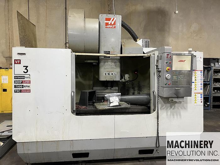 Used 2008 HAAS VF-3YT/50 CNC Vertical Machining Center TSC / WIPS