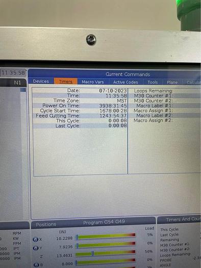 Used 2020 HAAS UMC-500SS 5-Axis 10,000 RPM CNC Vertical Machining Center ***LowHours***