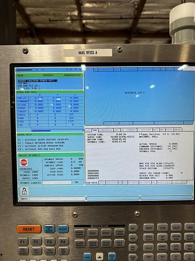 Used 2013 HAAS VF-2SS 4-Axis CNC Vertical Machining Center