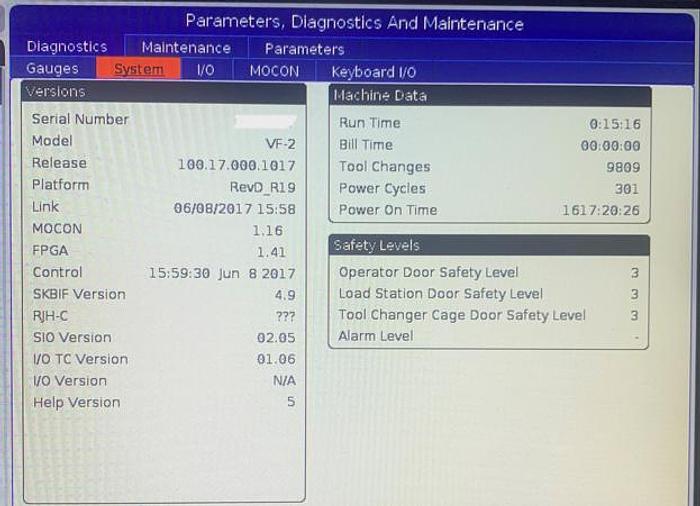 Used 2017 HAAS VF-2 4-Axis CNC Vertical Machining Center