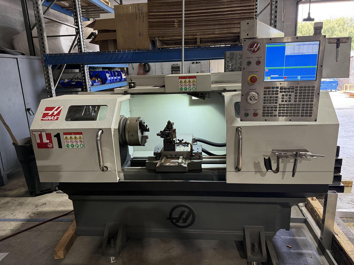Used 2016 HAAS TL-1 CNC Lathe 10" Chuck A2-6 2,000 RPM Tailstock