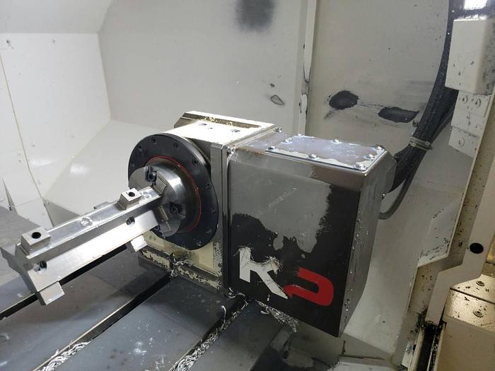 Used 2020 OKUMA Genos M460VE 4-Axis CNC Vertical Machining Center