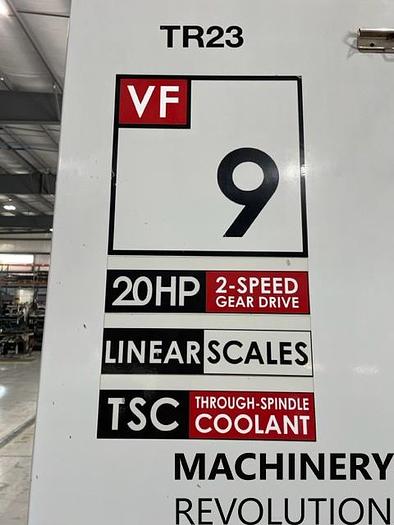 Used 2005 HAAS VF-9 4-Axis CNC Vertical Machining Center