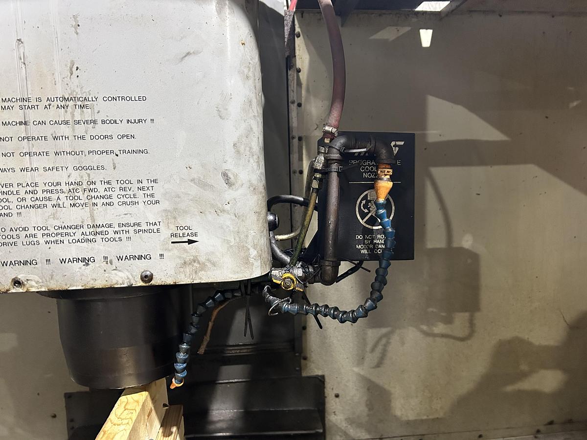 Used 2002 HAAS VF-5 Cat-50 4-Axis Vertical Machining Center