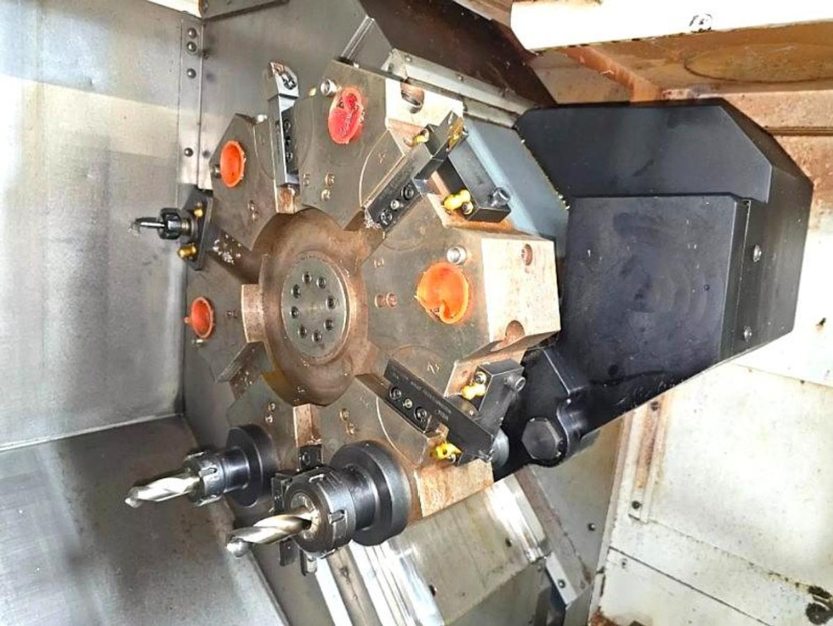 Used 2015 HAAS ST-10 CNC Lathe with 6,000 rpm Live Tooling Tool Pre-Setter